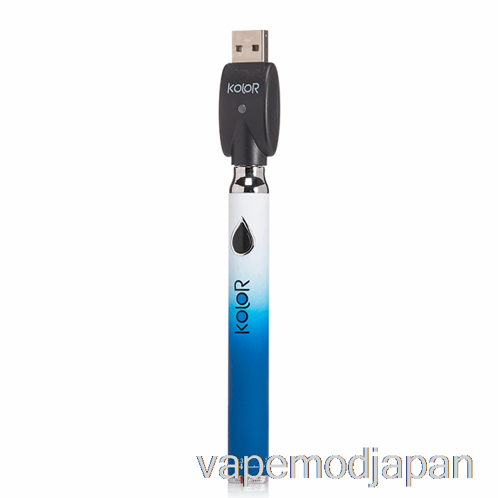 VAPE ジャパン リーフ バディ カラー ツイスト スリム 650mAh バッテリー ブルー